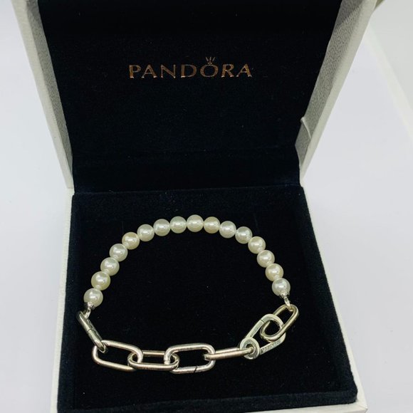 Pandora ME Treated Freshwater Cultured Pearl Bracelet 20cm/7.9inch - Picture 1 of 5